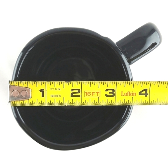 ⭐️2/ $60⭐️ Rae Dunn  Black Mug & Topper Large Letters IF YOU'VE GOT IT HAUNT IT - Picture 9 of 9